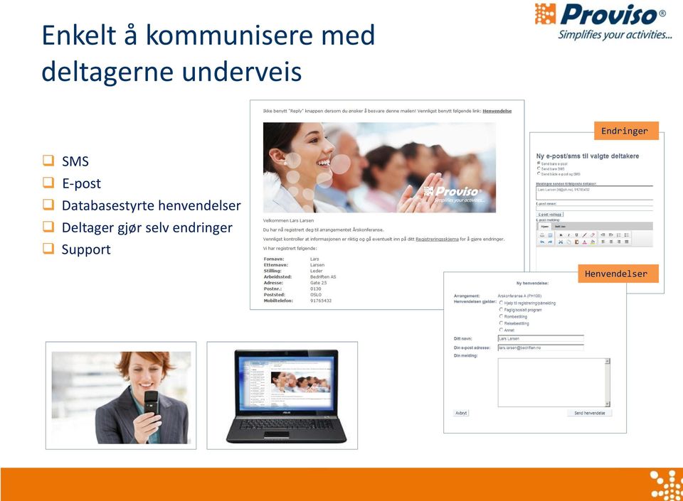 Databasestyrte henvendelser