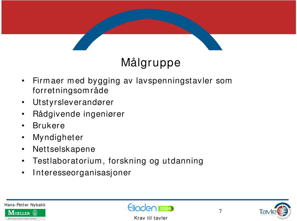 ingeniører Brukere Myndigheter Nettselskapene