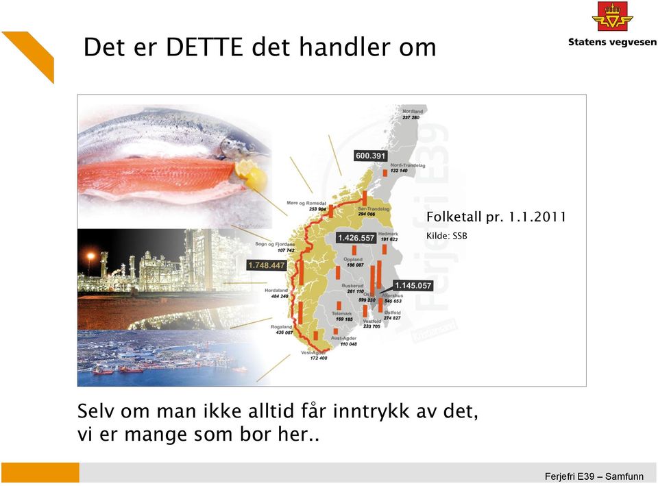 1.2011 Kilde: SSB Selv om man ikke