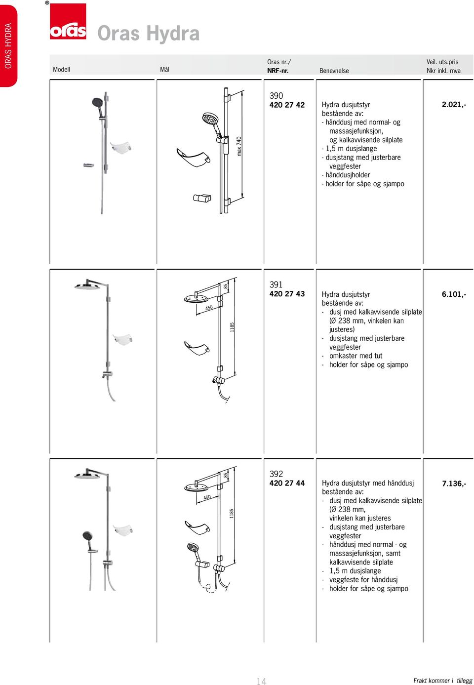 holder for såpe og sjampo 2.