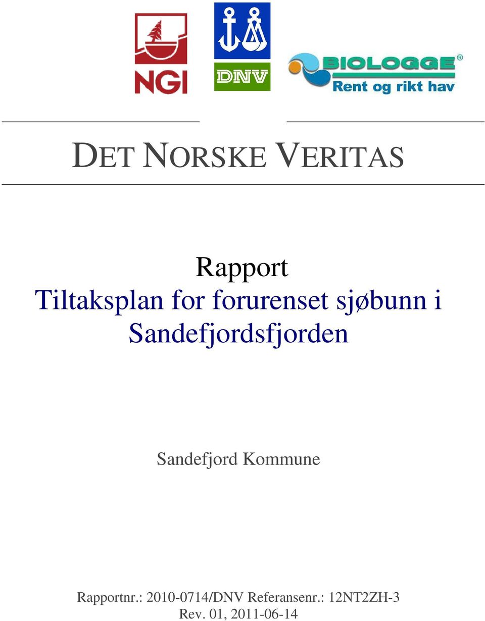 Sandefjord Kommune Rapportnr.