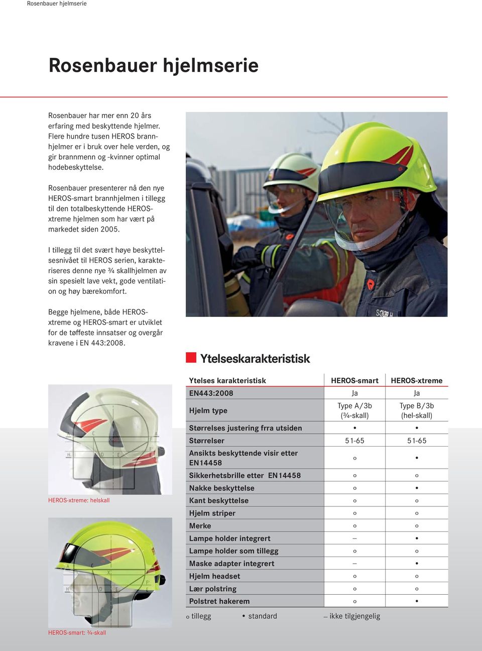Rosenbauer presenterer nå den nye HEROS-smart brannhjelmen i tillegg til den totalbeskyttende HEROSxtreme hjelmen som har vært på markedet siden 2005.