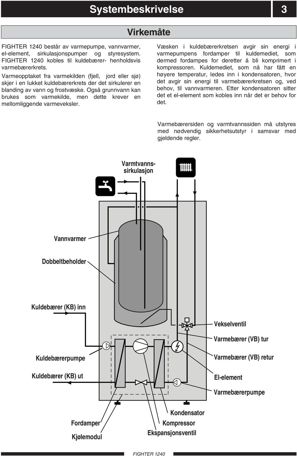 Også grunnvann kan brukes som varmekilde, men dette krever en mellomliggende varmeveksler.