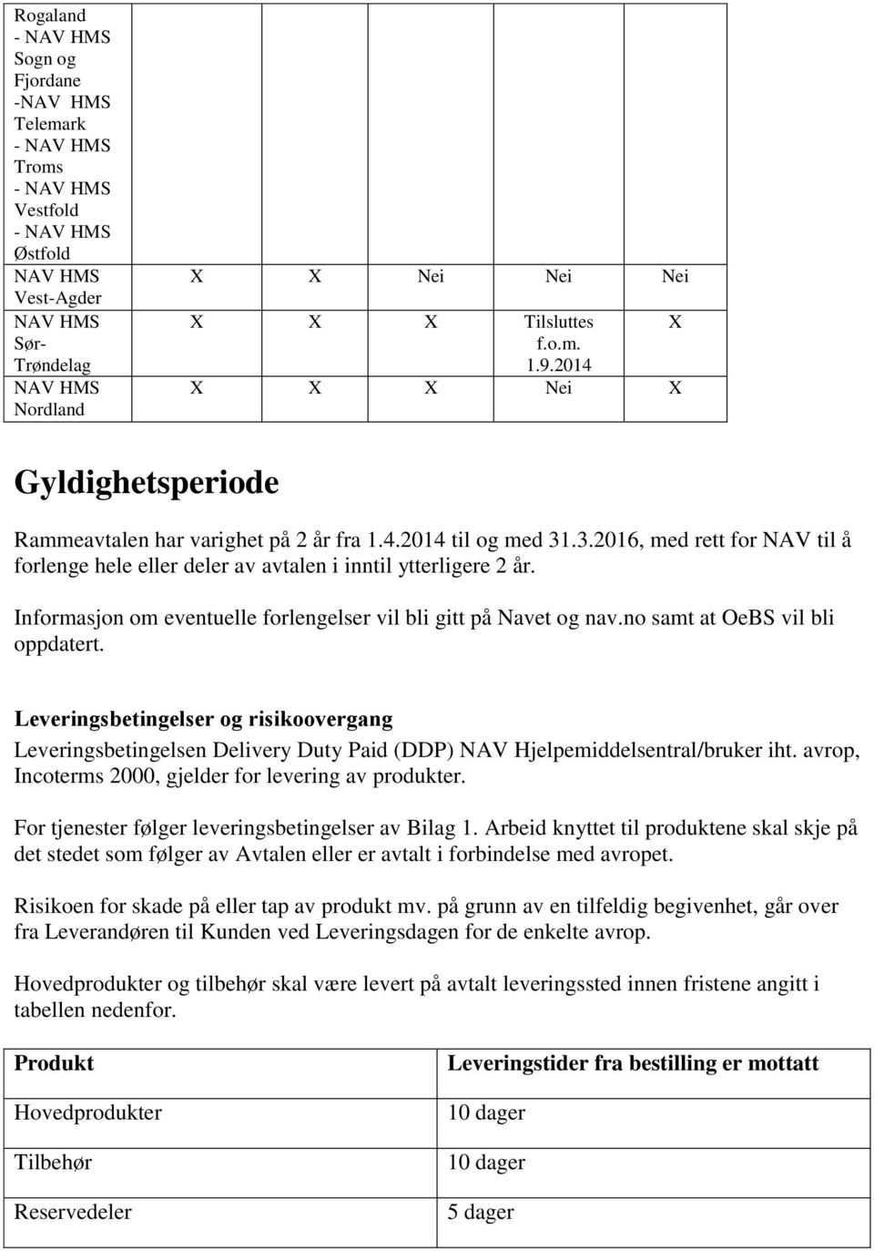 Informasjon om eventuelle forlengelser vil bli gitt på Navet og nav.no samt at OeBS vil bli oppdatert.