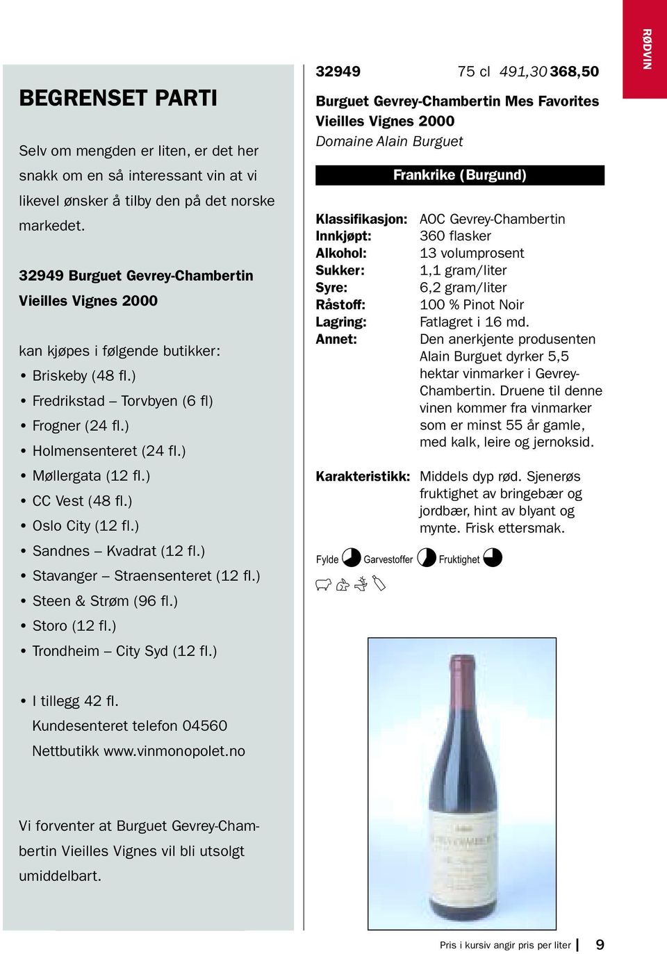 ) CC Vest (48 fl.) Oslo City (12 fl.) Sandnes Kvadrat (12 fl.) Stavanger Straensenteret (12 fl.) Steen & Strøm (96 fl.) Storo (12 fl.) Trondheim City Syd (12 fl.