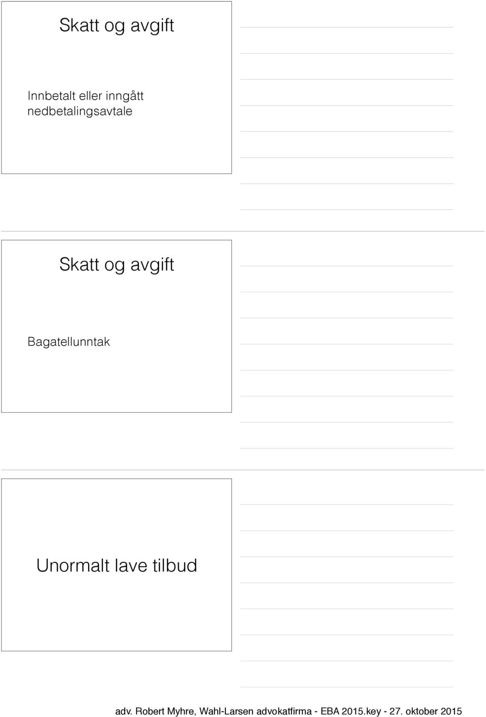 nedbetalingsavtale Skatt og