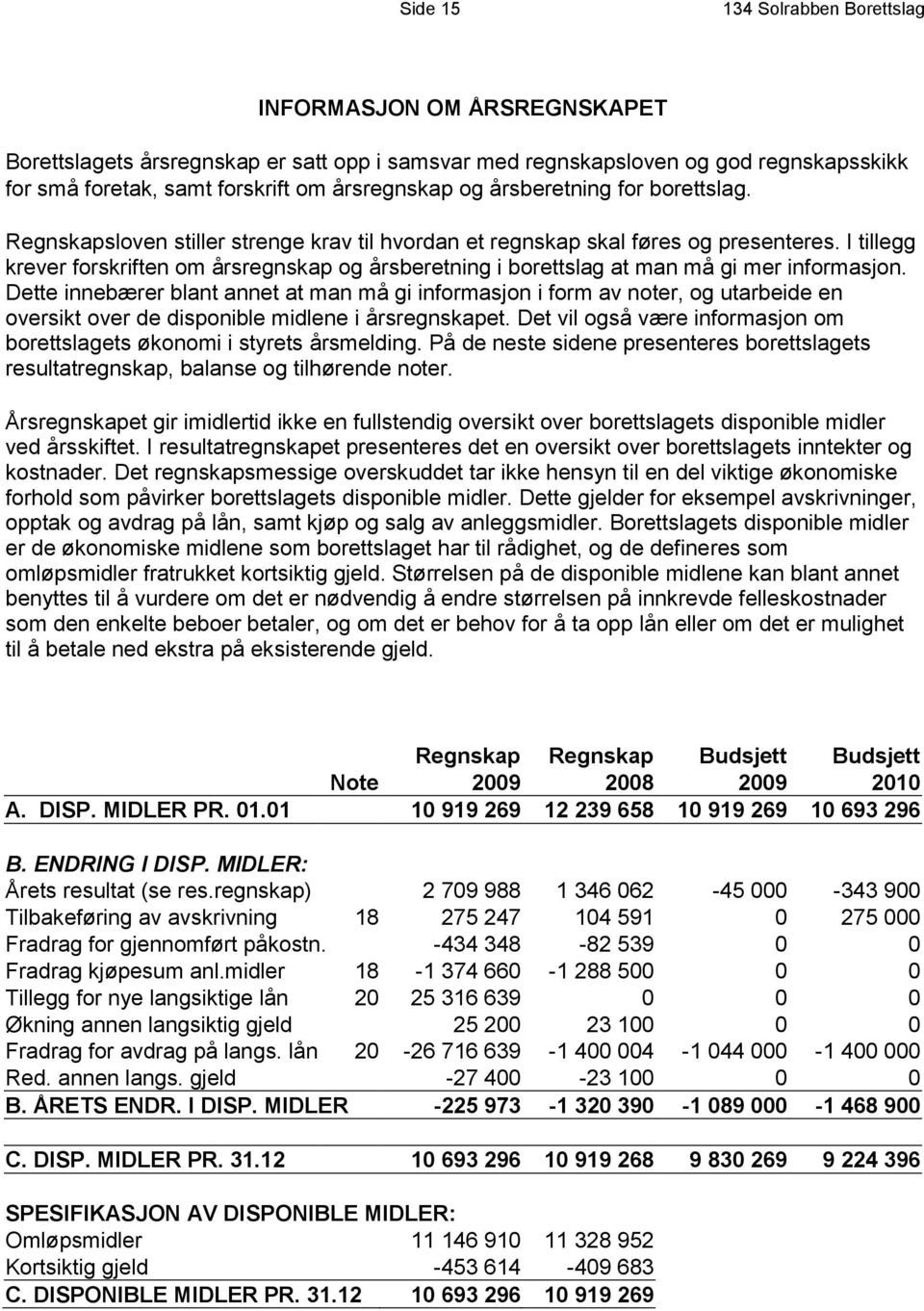 I tillegg krever forskriften om årsregnskap og årsberetning i borettslag at man må gi mer informasjon.