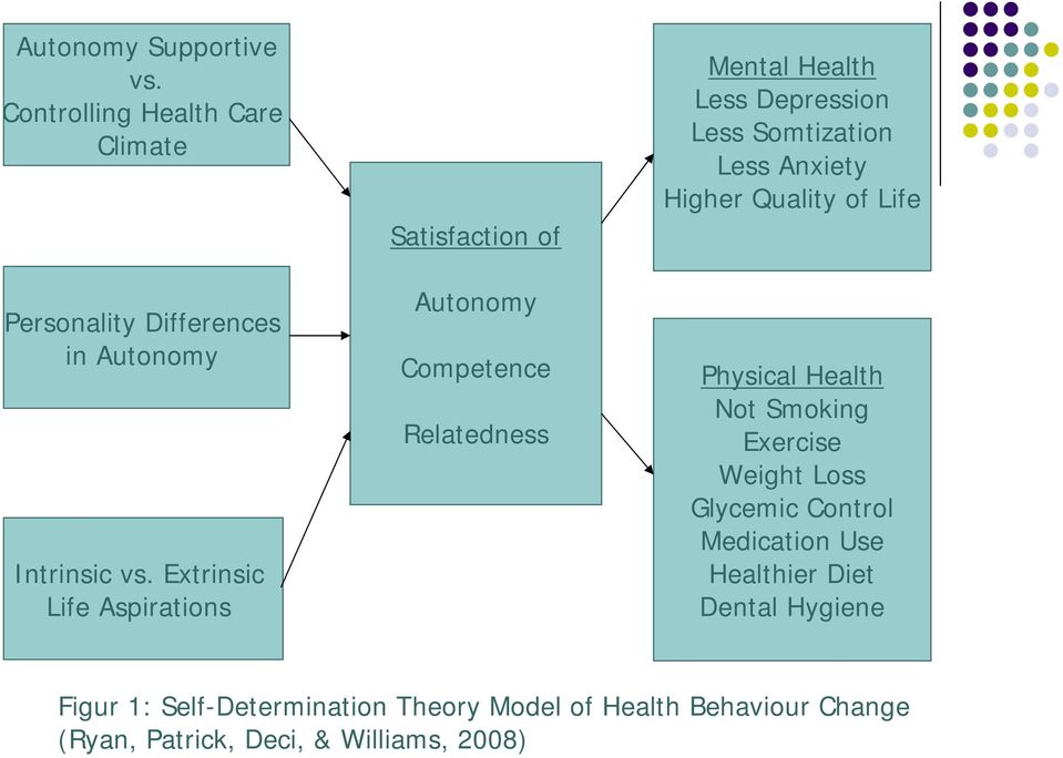 Somtization Less Anxiety Higher Quality of Life Physical Health Not Smoking Exercise Weight Loss Glycemic Control