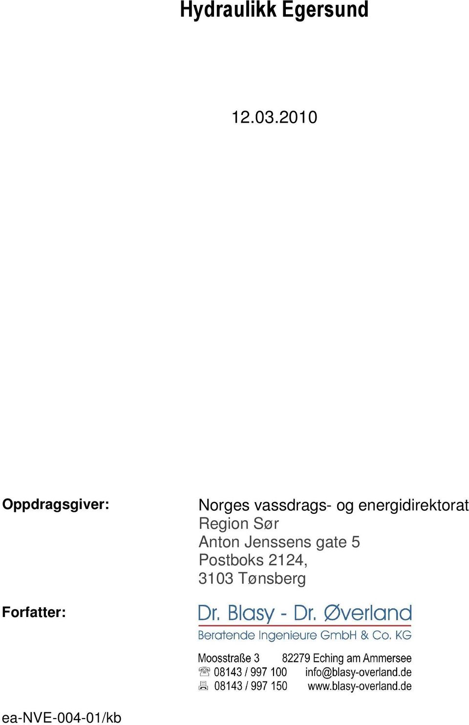 og energidirektorat Region Sør Anton