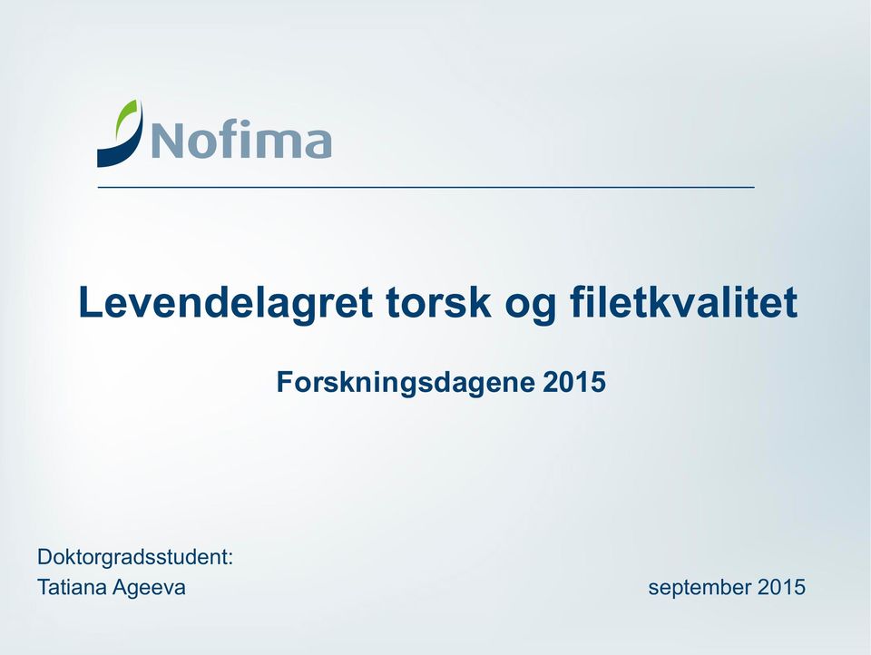 Forskningsdagene 2015