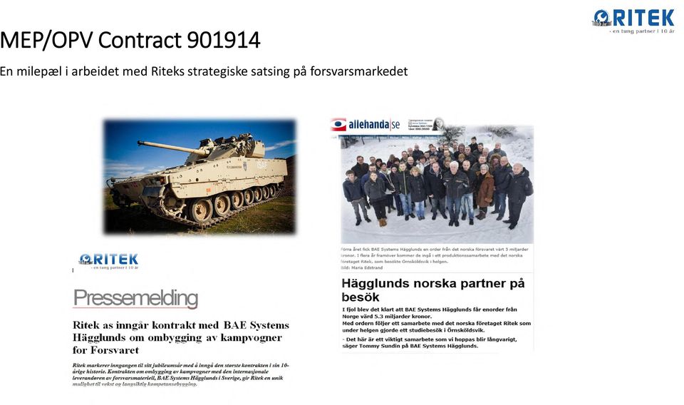 med Riteks strategiske