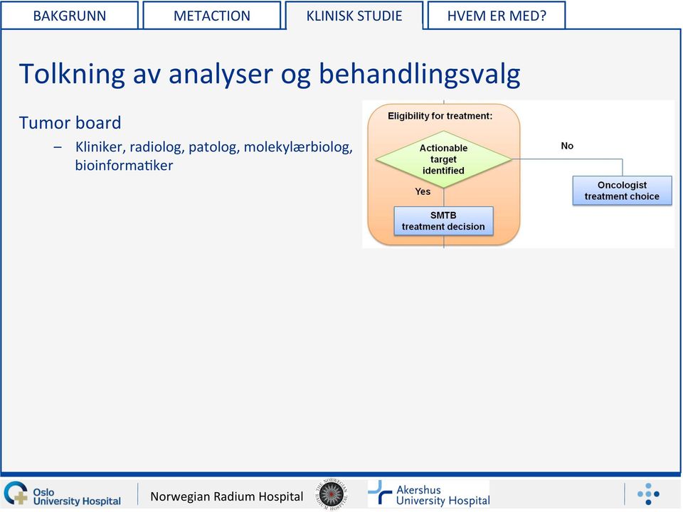 Tolkning av analyser og behandlingsvalg