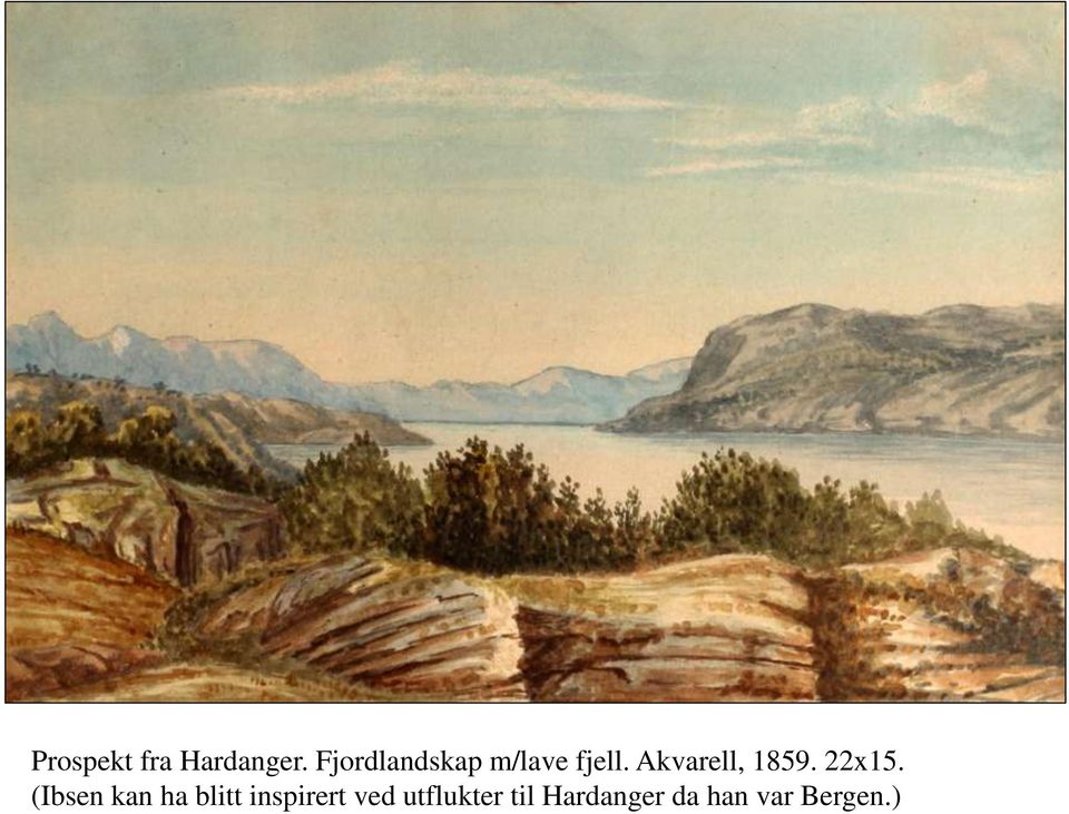 Akvarell, 1859. 22x15.