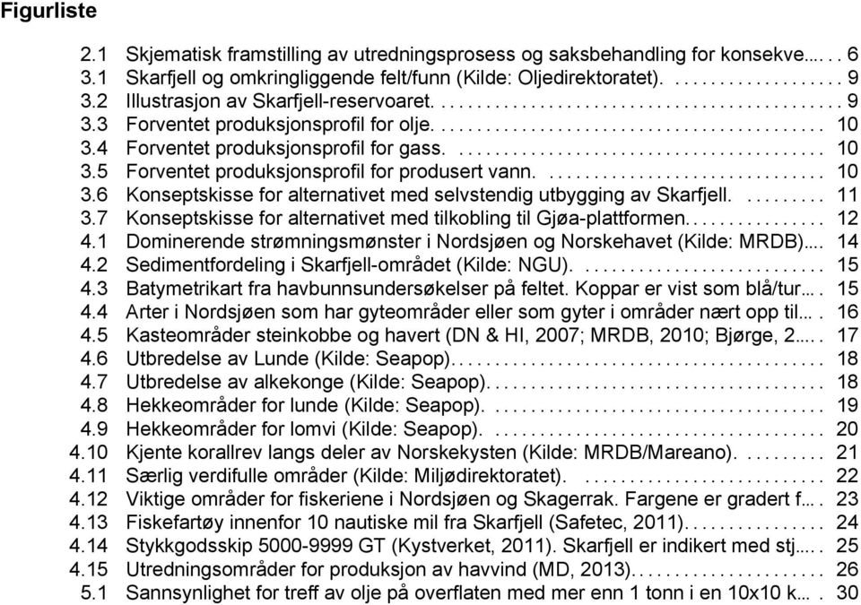 4 Forventet produksjonsprofil for gass.......................................... 10 3.5 Forventet produksjonsprofil for produsert vann................................ 10 3.6 Konseptskisse for alternativet med selvstendig utbygging av Skarfjell.