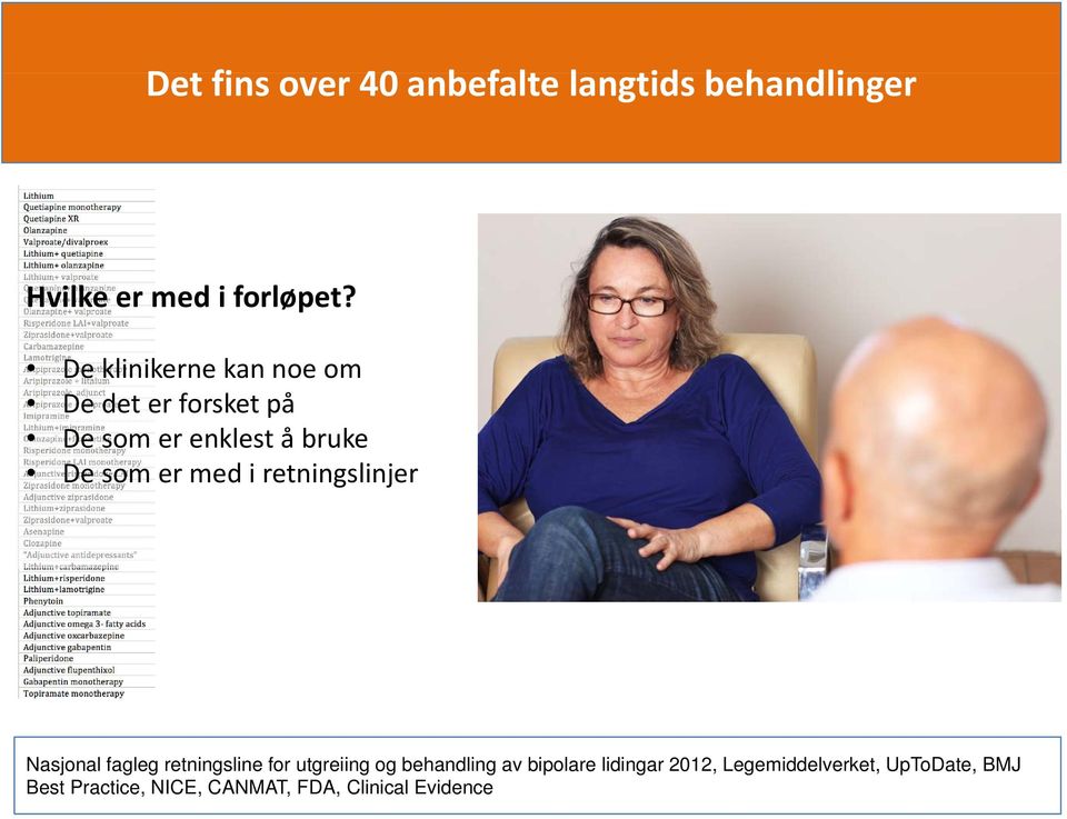 retningslinjer Nasjonal fagleg retningsline for utgreiing og behandling av bipolare