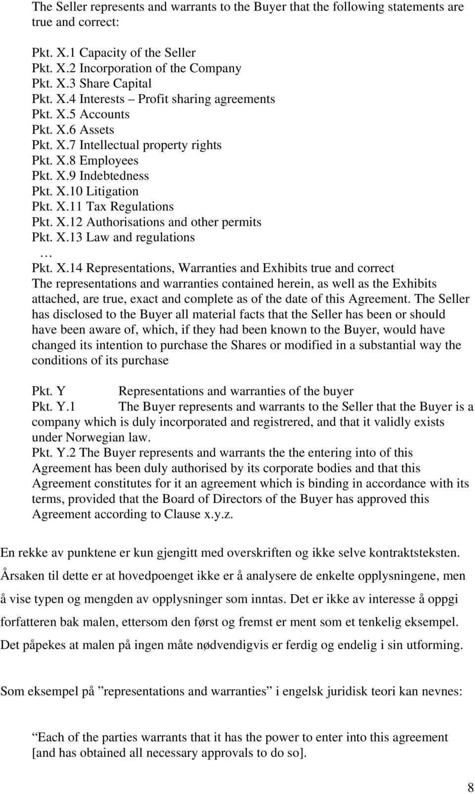 X.13 Law and regulations Pkt. X.