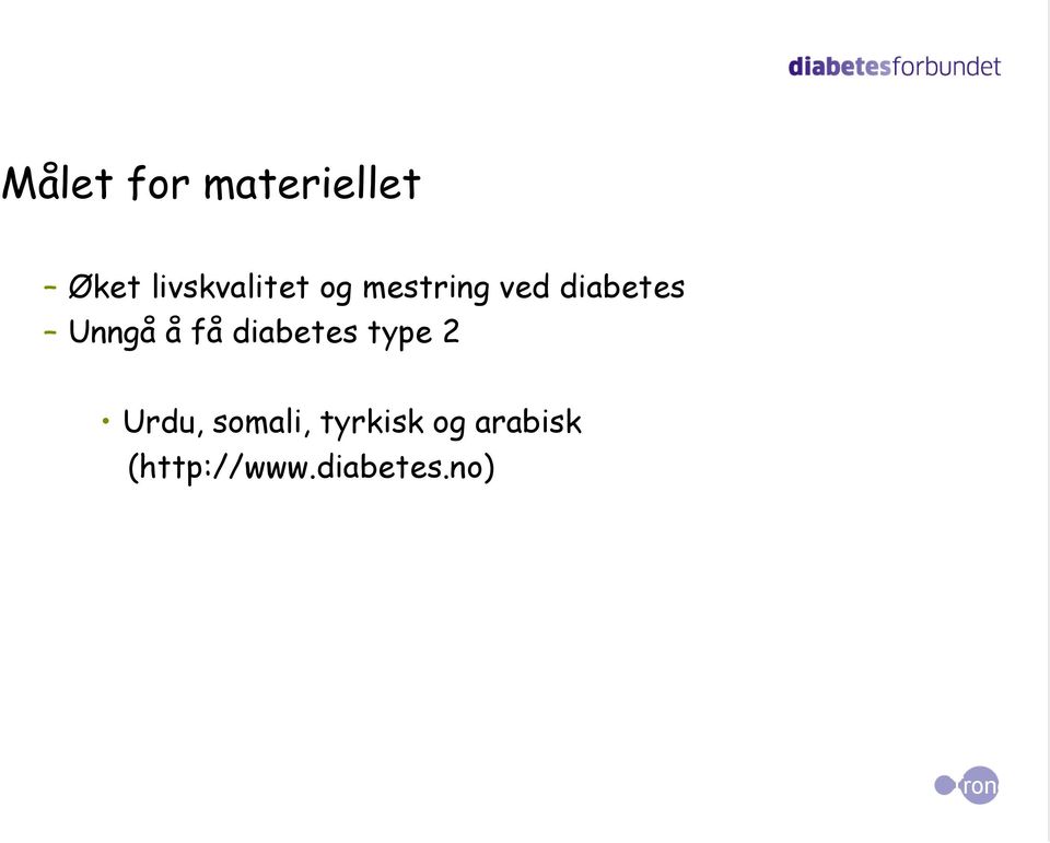 diabetes type 2 Urdu, somali, tyrkisk og