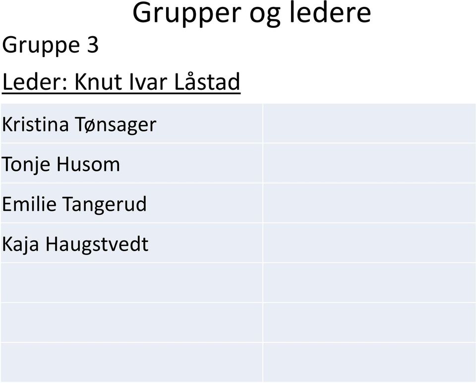 Tonje Husom Emilie Tangerud