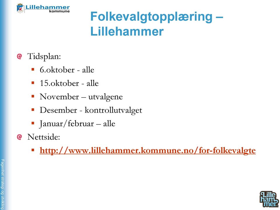 oktober - alle November utvalgene Desember -