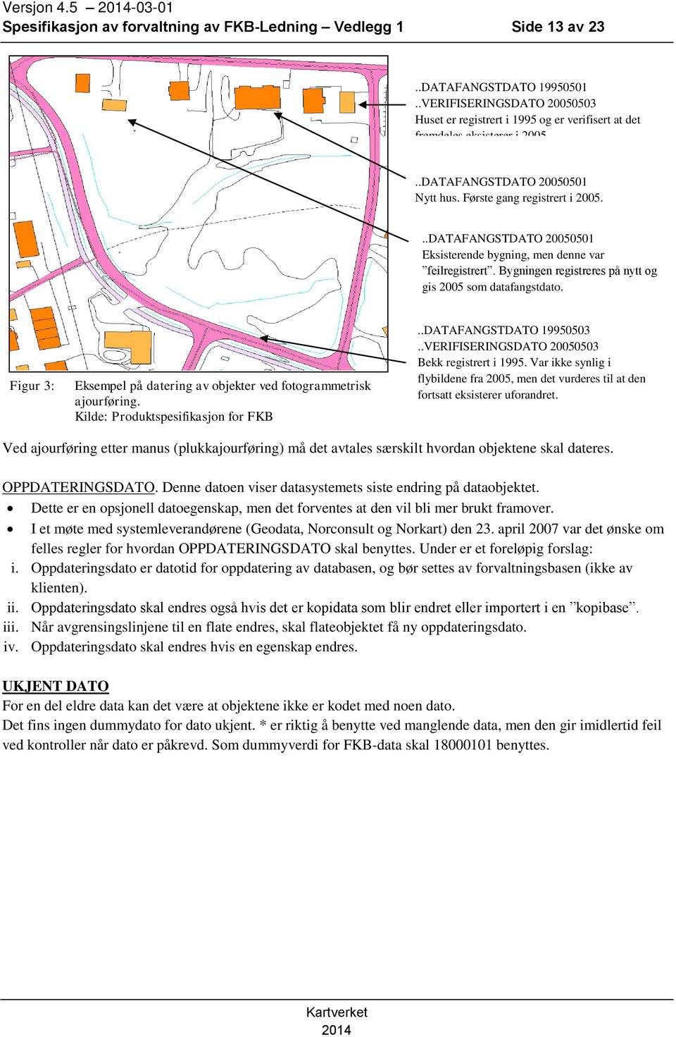 ..DATAFANGSTDATO 20050501 Eksisterende bygning, men denne var feilregistrert. Bygningen registreres på nytt og gis 2005 som datafangstdato.