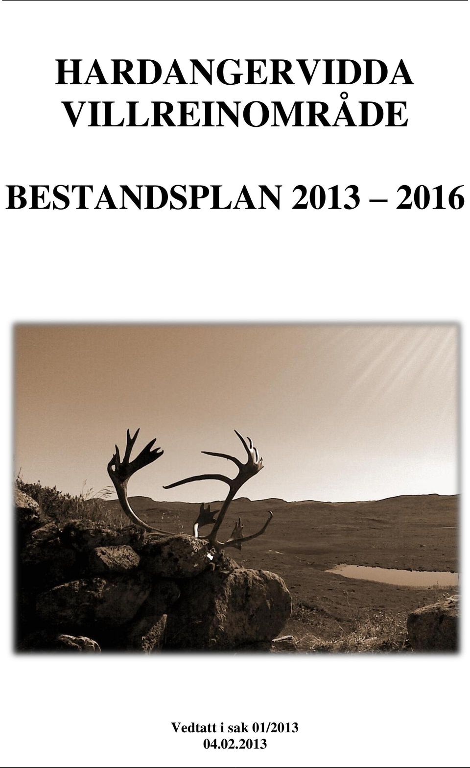 BESTANDSPLAN 2013