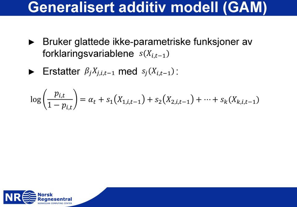 ikke-parametriske funksjoner