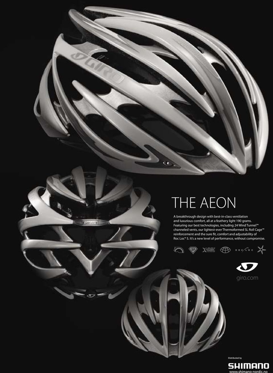 Featuring our best technolies, including 24 Wind Tunnel channeled vents, our lightest-ever