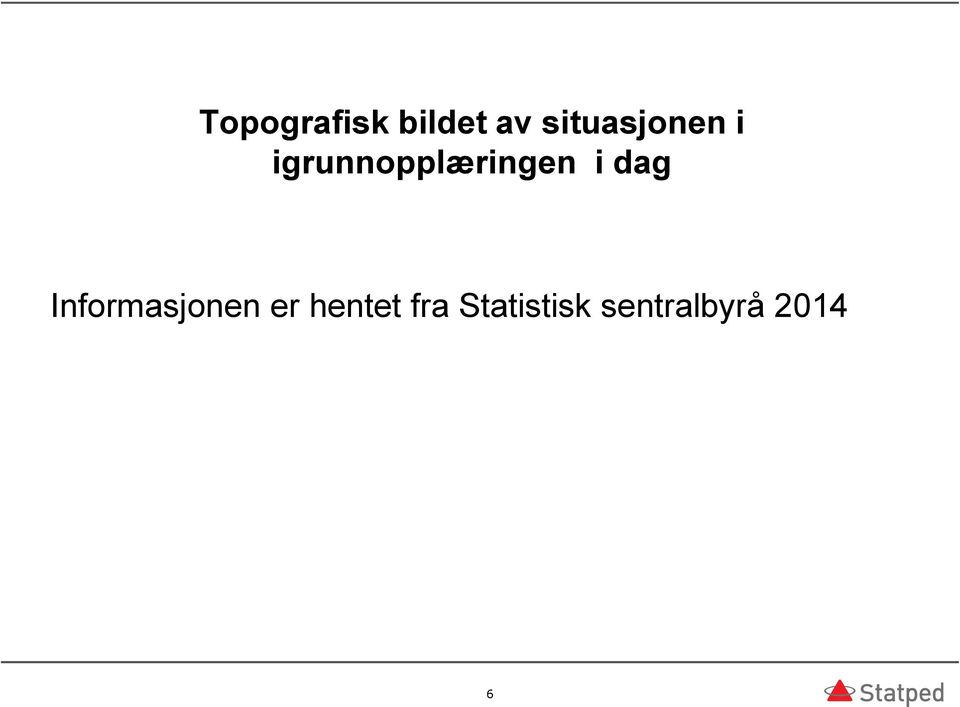 igrunnopplæringen i dag