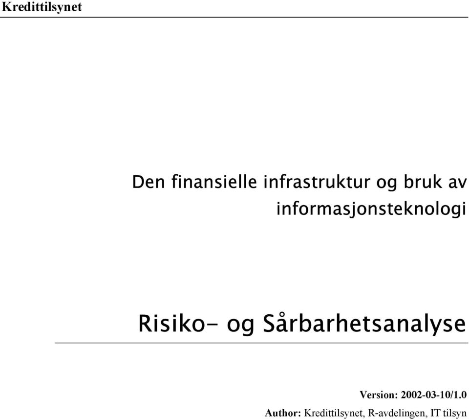 informasjonsteknologi Version: