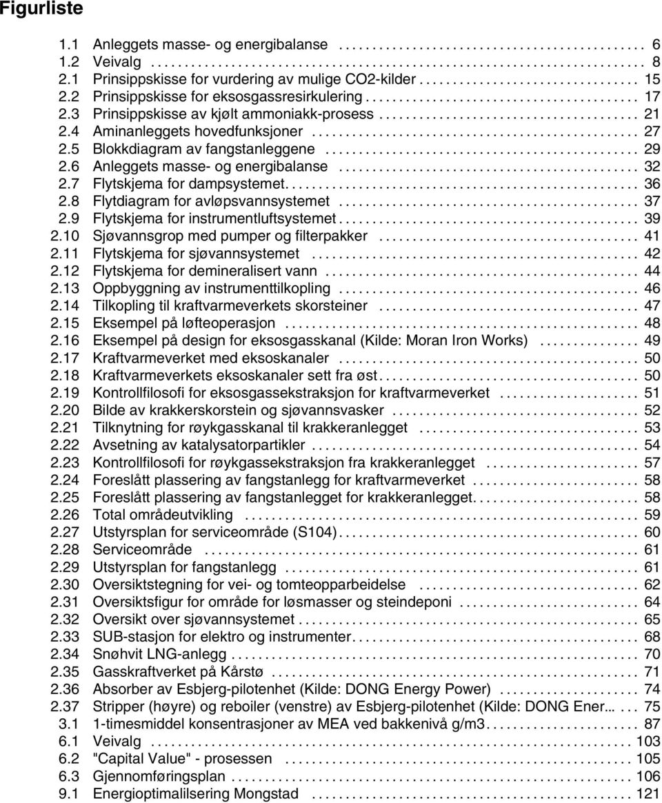 3 Prinsippskisse av kjølt ammoniakk-prosess....................................... 21 2.4 Aminanleggets hovedfunksjoner................................................. 27 2.