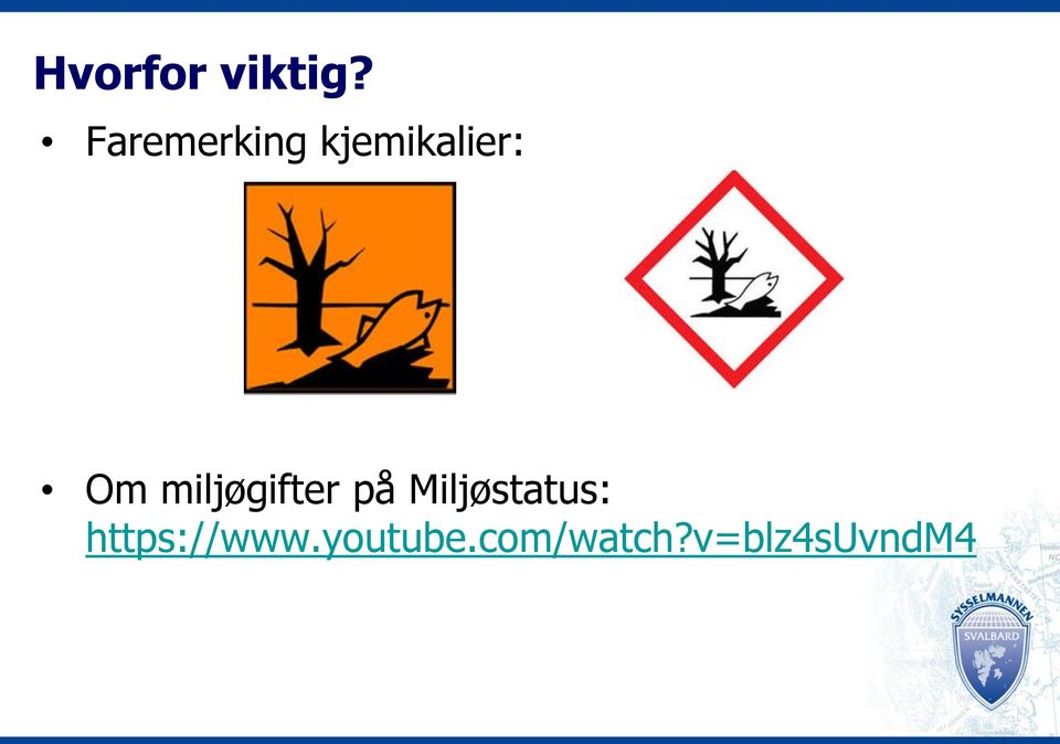 miljøgifter på Miljøstatus: