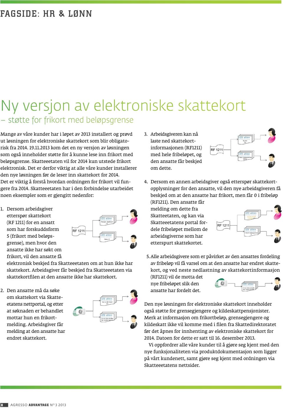 Skatteeetaten vil for 2014 kun utstede frikort elektronisk. Det er derfor viktig at alle våre kunder installerer den nye løsningen før de leser inn skattekort for 2014.