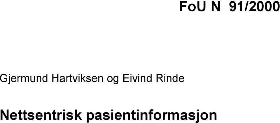 og Eivind Rinde