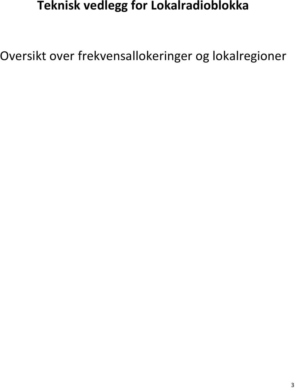 Oversikt over