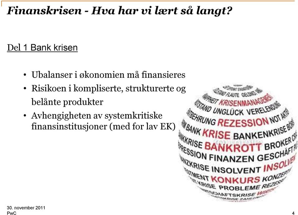 Risikoen i kompliserte, strukturerte og belånte