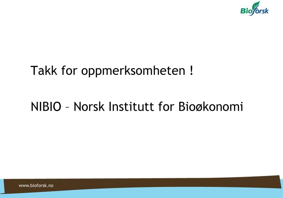 NIBIO Norsk