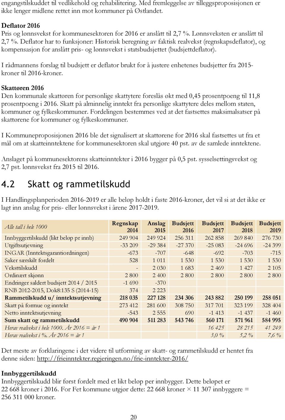 Deflator har to funksjoner: Historisk beregning av faktisk realvekst (regnskapsdeflator), og kompensasjon for anslått pris- og lønnsvekst i statsbudsjettet (budsjettdeflator).