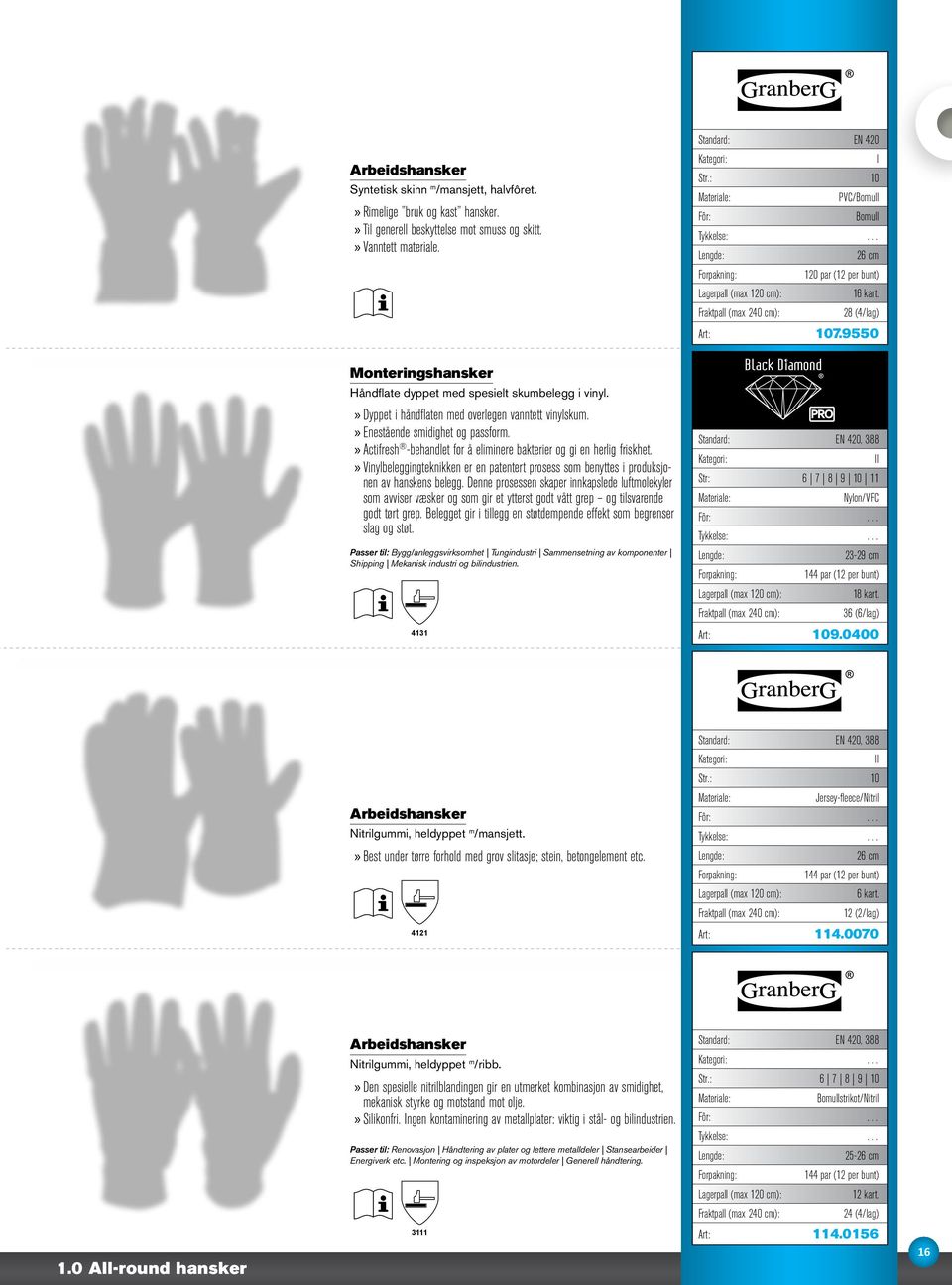 Dyppet i håndflaten med overlegen vanntett vinylskum. Enestående smidighet og passform. Actifresh -behandlet for å eliminere bakterier og gi en herlig friskhet.