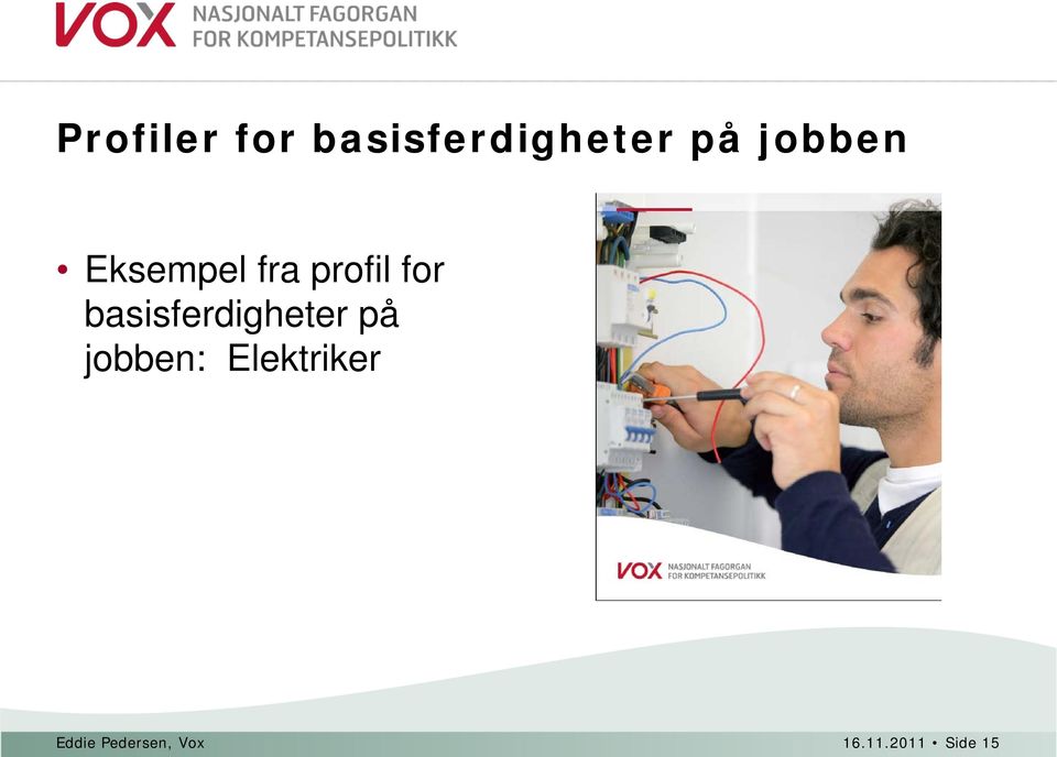 basisferdigheter på jobben: