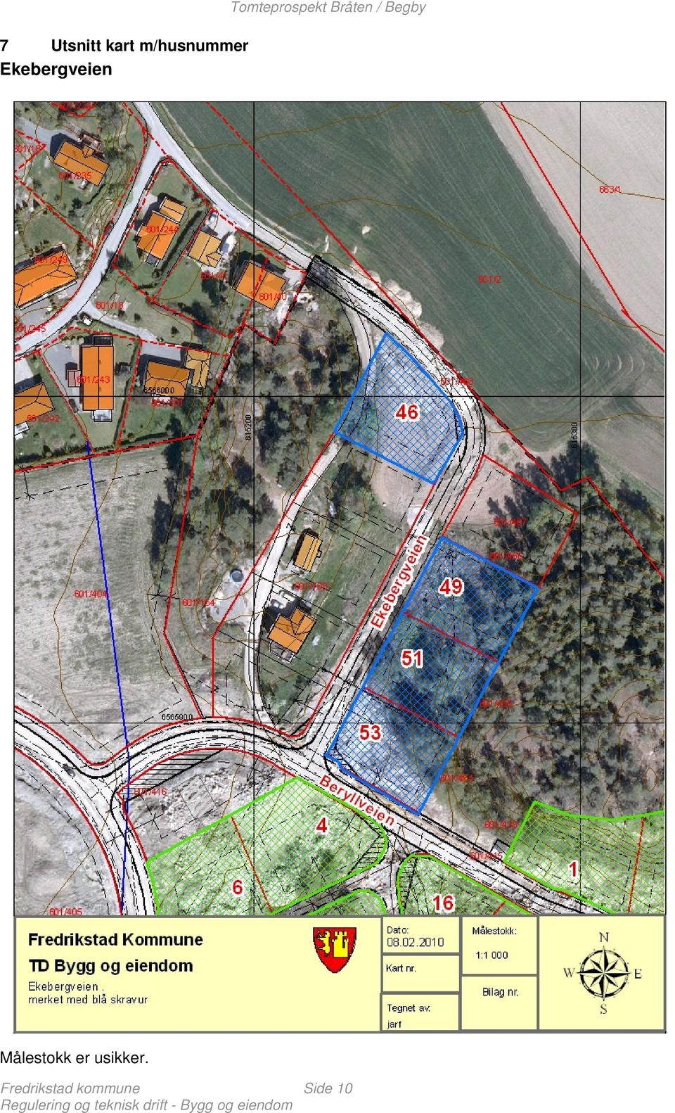 Ekebergveien Målestokk er