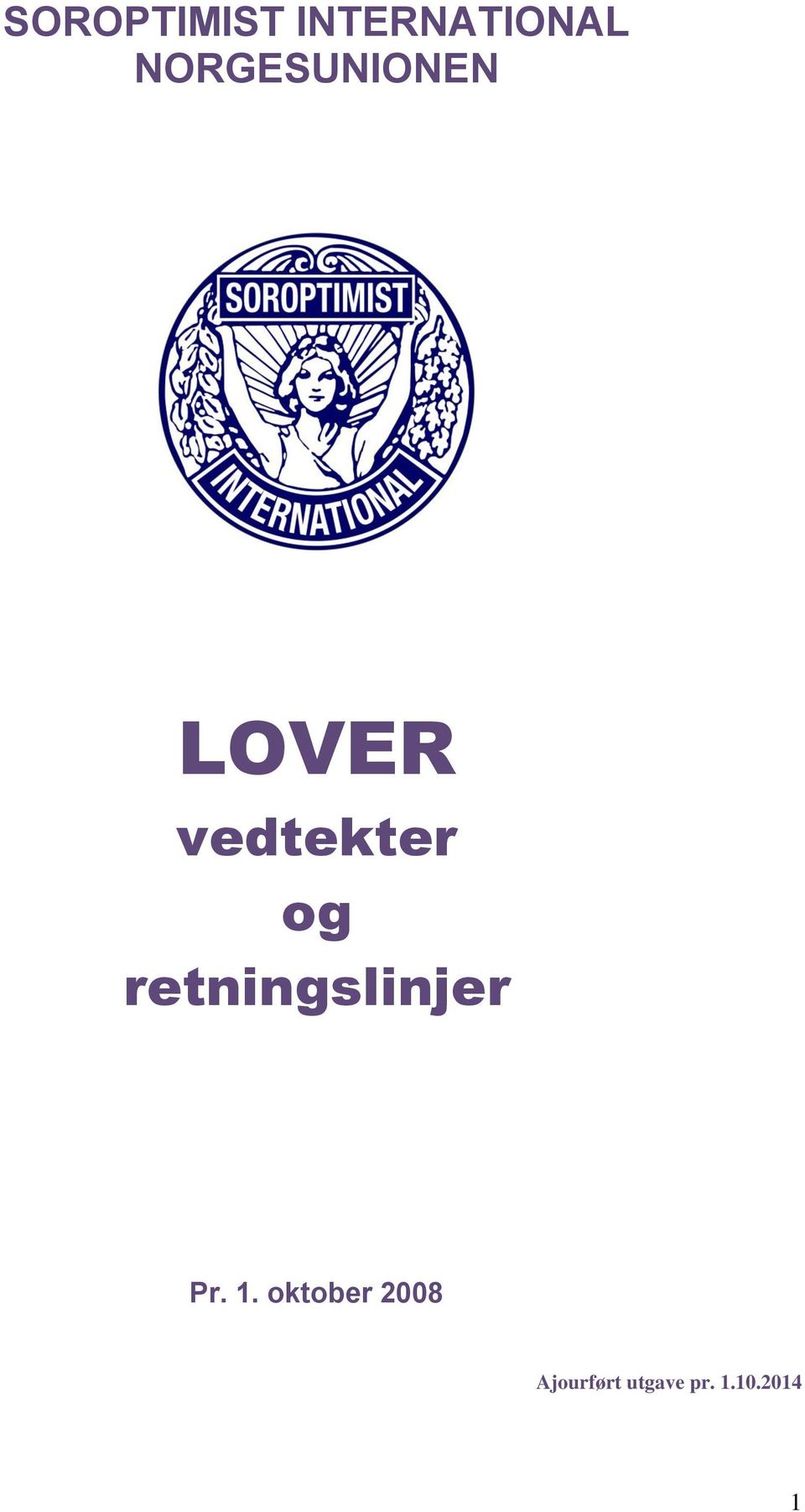 retningslinjer Pr. 1.