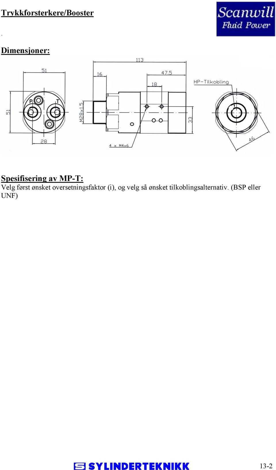 først ønsket oversetningsfaktor (i), og