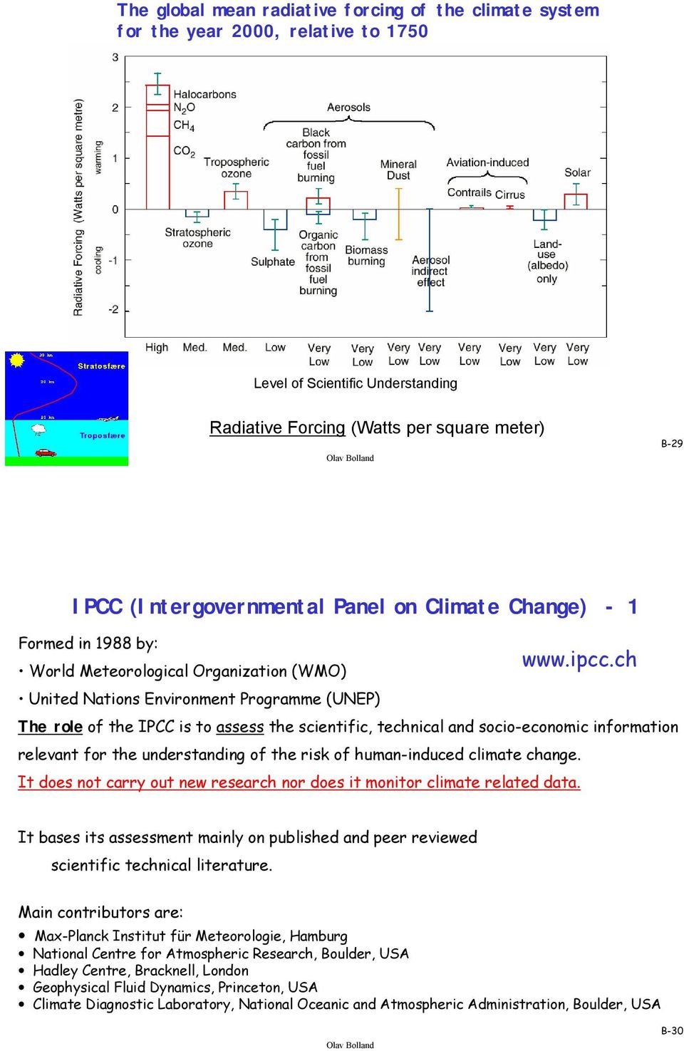 ch The role of the IPCC is to assess the scientific, technical and socio-economic information relevant for the understanding of the risk of human-induced climate change.