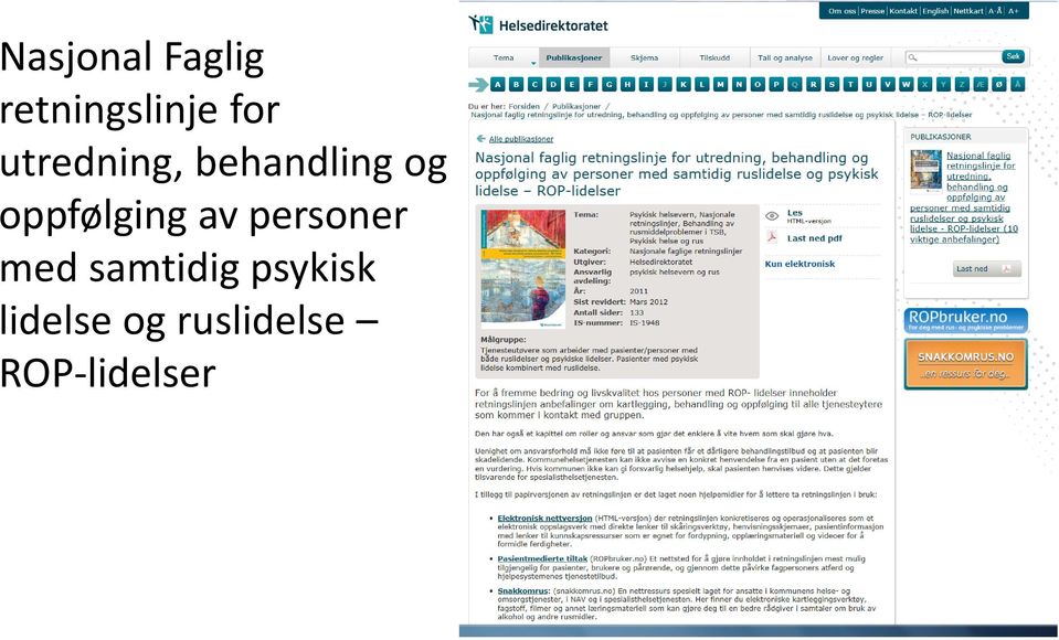 oppfølging av personer med