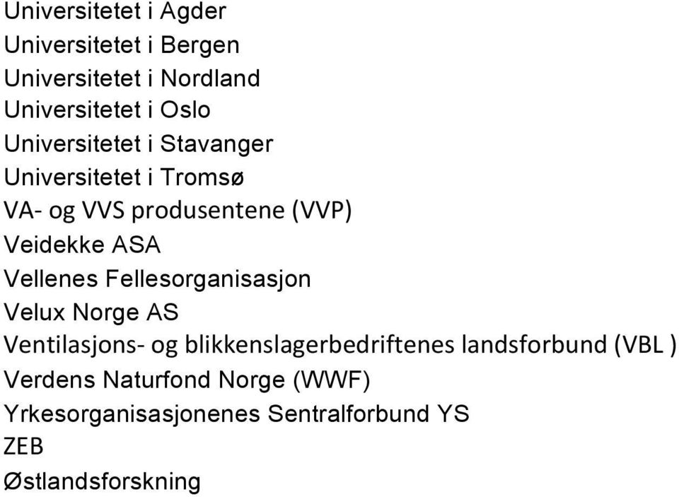 *I'/43+%&,%&%*5HHO8* Veidekke ASA Vellenes Fellesorganisasjon Velux Norge AS H%&,)0.