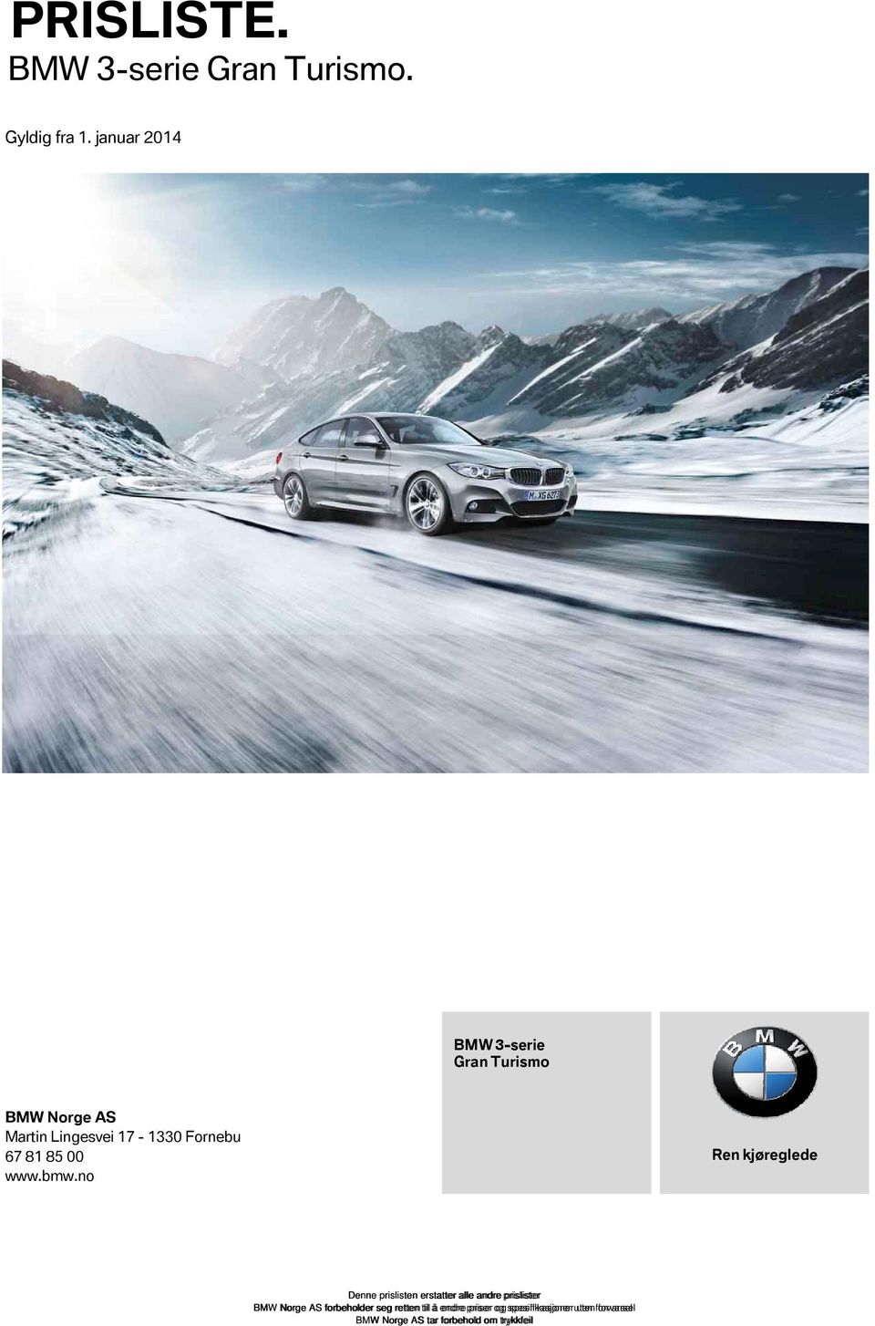 81 85 00 www.bmw.