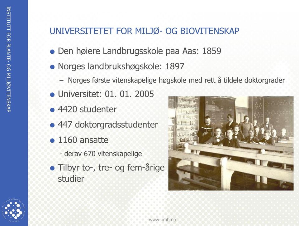 tildele doktorgrader Universitet: 01.