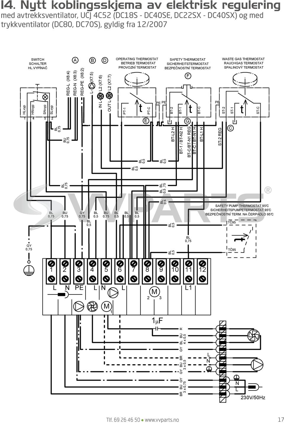 4C52 - variant A A HLvyp SWITCH SCHALTER HL.