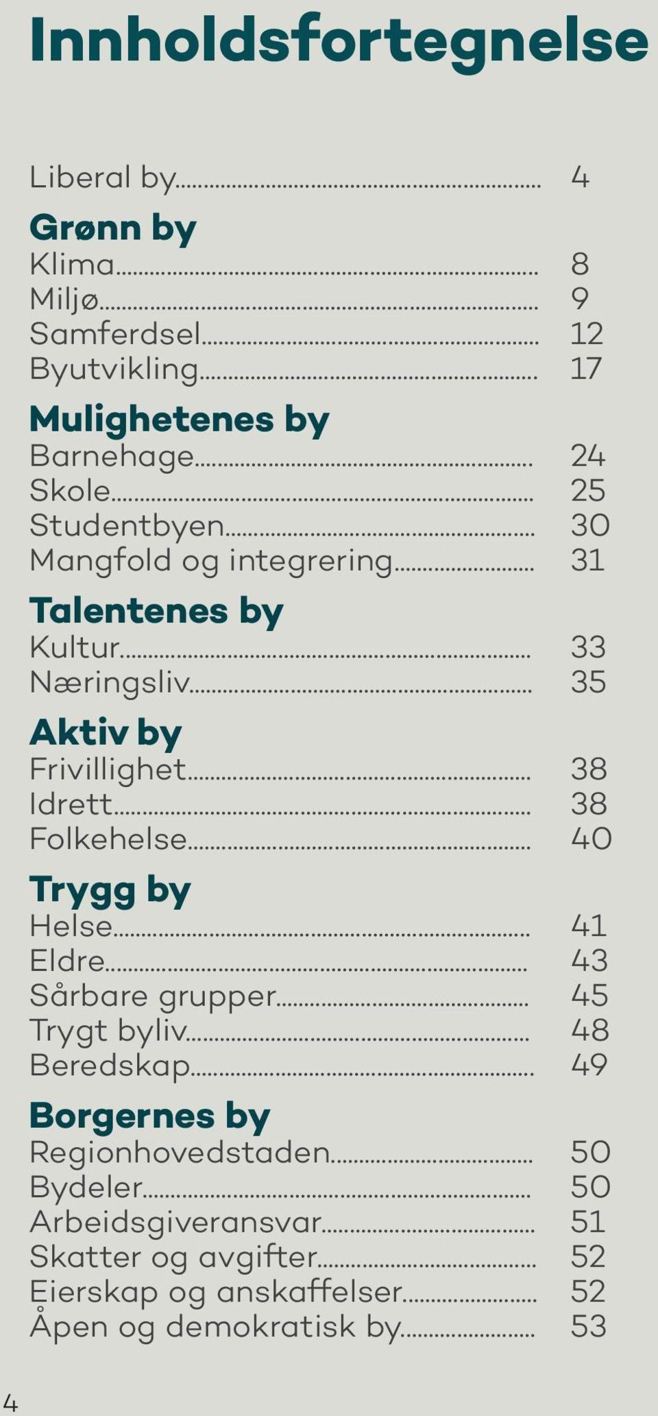 .. Trygg by Helse... Eldre... Sårbare grupper... Trygt byliv... Beredskap... Borgernes by Regionhovedstaden... Bydeler.