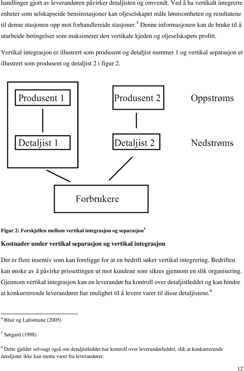 4 Denne informasjonen kan de bruke til å utarbeide betingelser som maksimerer den vertikale kjeden og oljeselskapets profitt.